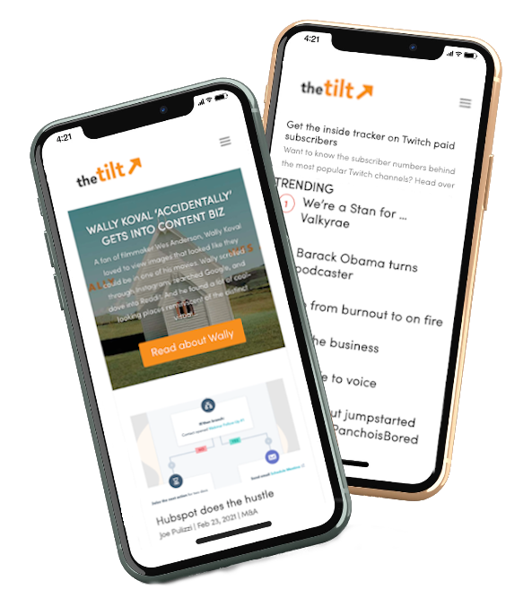 Digital Content News for Content Creators & Entrepreneurs - The Tilt