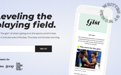 Fresh Newsletter Win Sports Media Game for Women Content Entrepreneurs