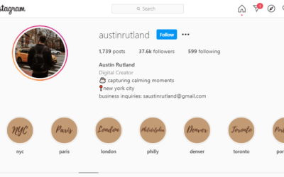 Austin Rutland’s Cozy Corner of Instagram Promises Unique Content, Profitable Niche