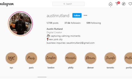 Instagram’s short video feature is a blockbuster success for Austin who sees great organic reach with some reels accompanied by a growth in followers.