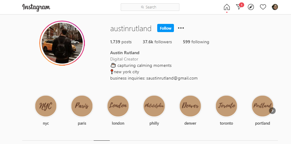 Austin Rutland’s Cozy Corner of Instagram Promises Unique Content, Profitable Niche