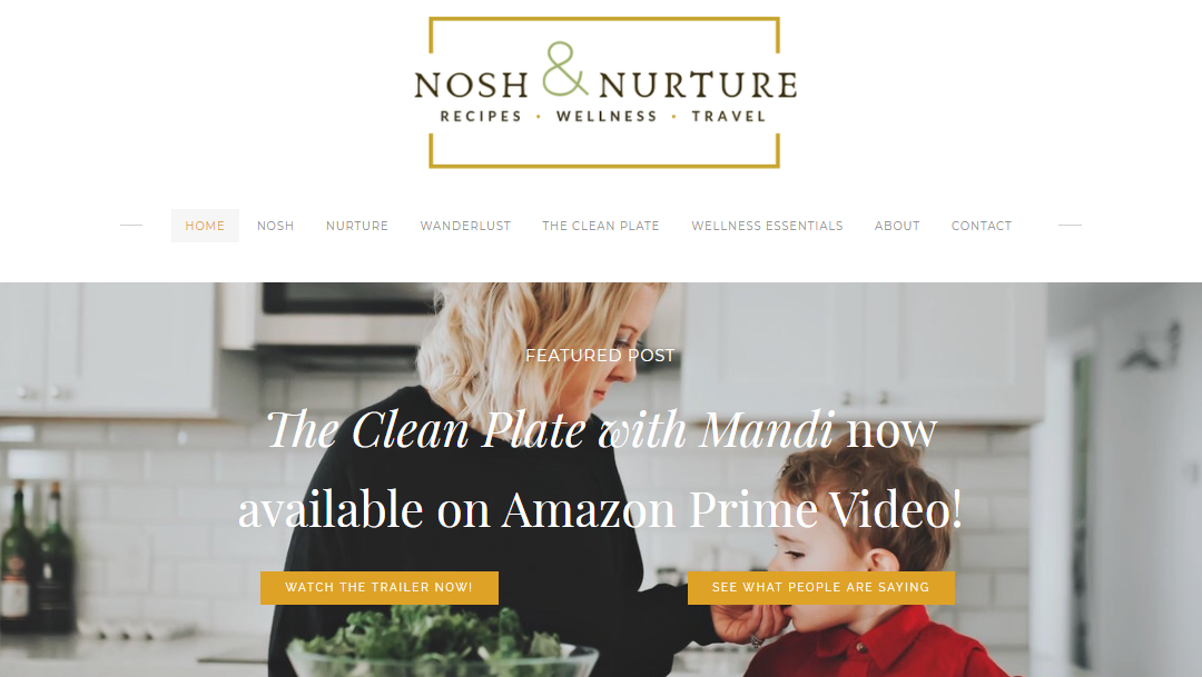 Food Blogger Nosh and Nurture Lands Streaming Show on Amazon Prime