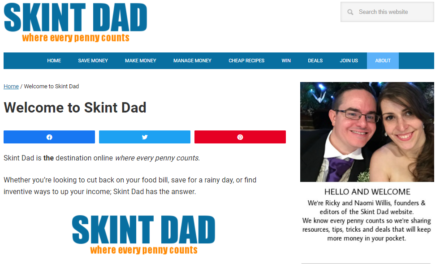 money blog skint dad content business