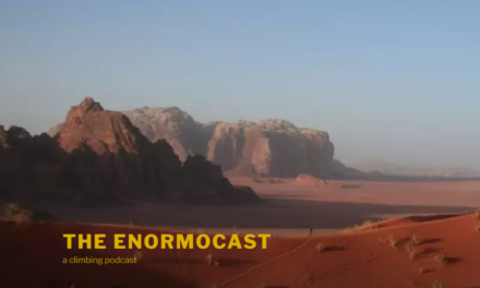 Chris Kalous talks the business of his 10-year-old podcast for climbers, Enormocast