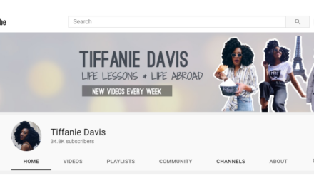 YouTube case study explains how Tiffanie Davis inspires