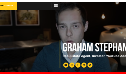 YouTube content creator Graham Stephan financial content business website.