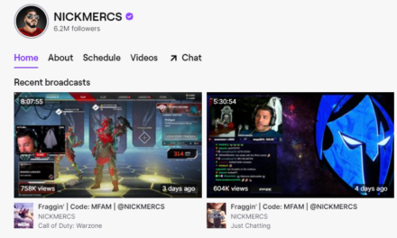 Twitcher Nickmercs grows audience and gaming content business.