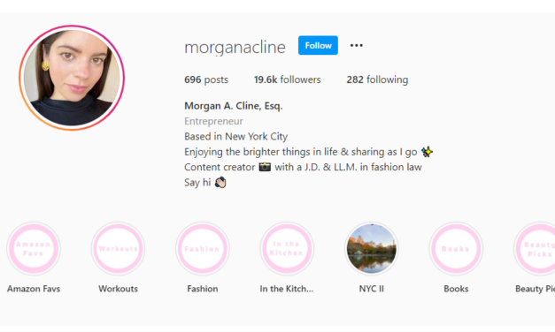 Lawyer Creates Lifestyle Instagram Content That Brands Engage With