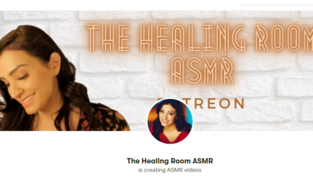 ASMR content from The Healing Room ASMR YouTube site.