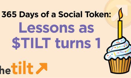 Social Tokens: $TILT Coin Launch Lessons