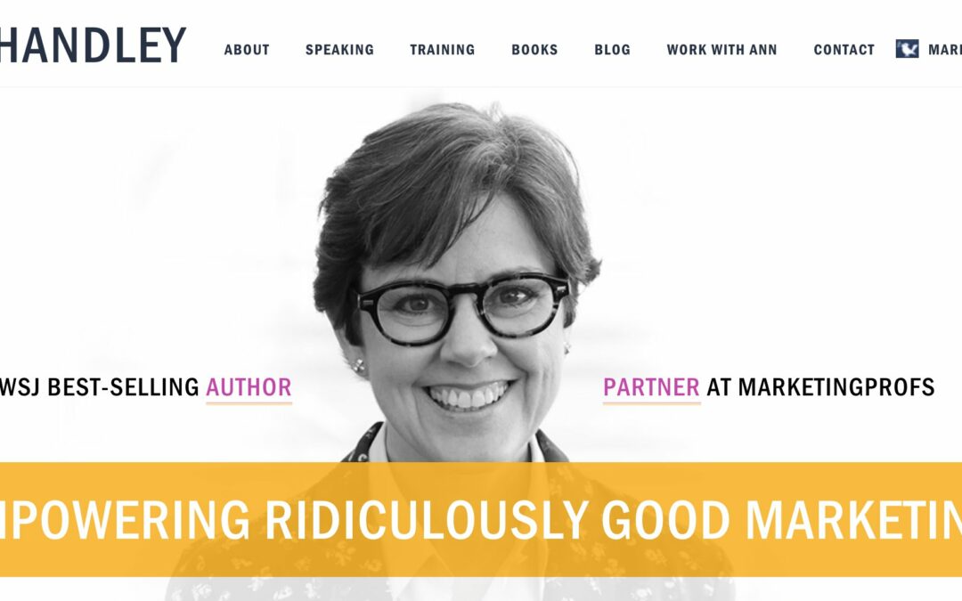 Creator Ann Handley Takes Writing Seriously With a Fun Approach