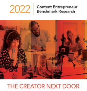 The Tilt 2022 Creator Economy Research The Creator Next Door cover