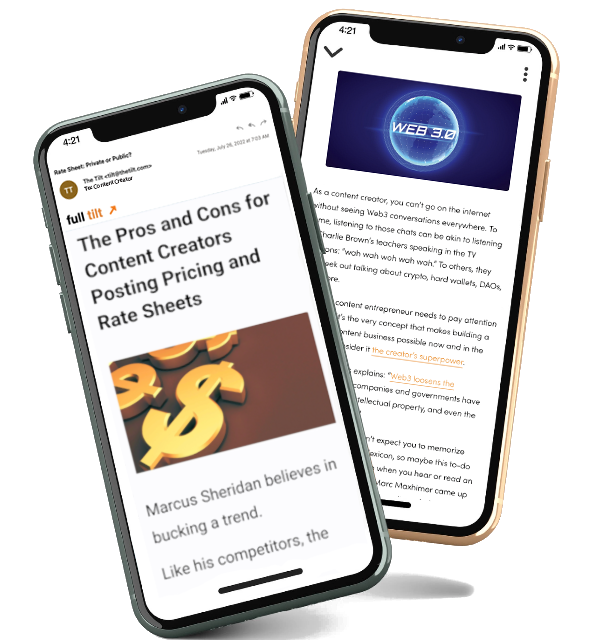 Digital Content News for Content Creators & Entrepreneurs - The Tilt