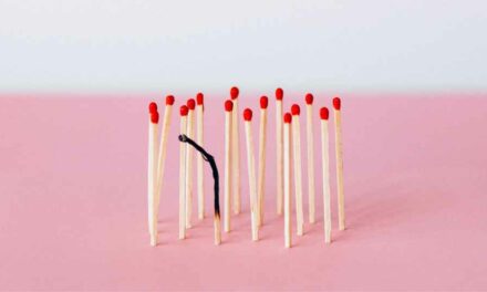 creator burnout tips represented by a group of matches with one burnt out